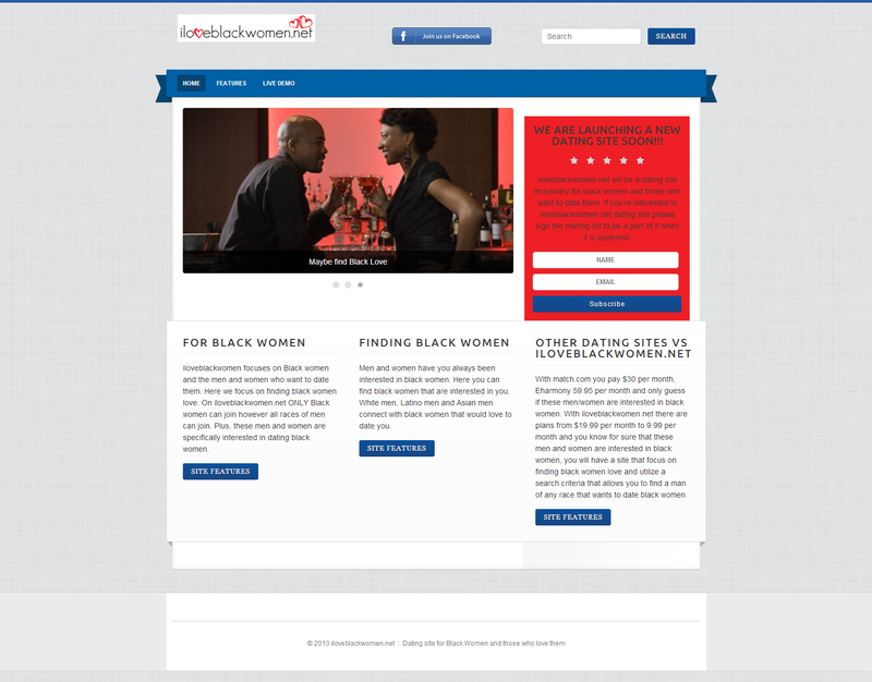 Illustration for article titled Dating site devoted to matching Black women with men that want to date Black women.